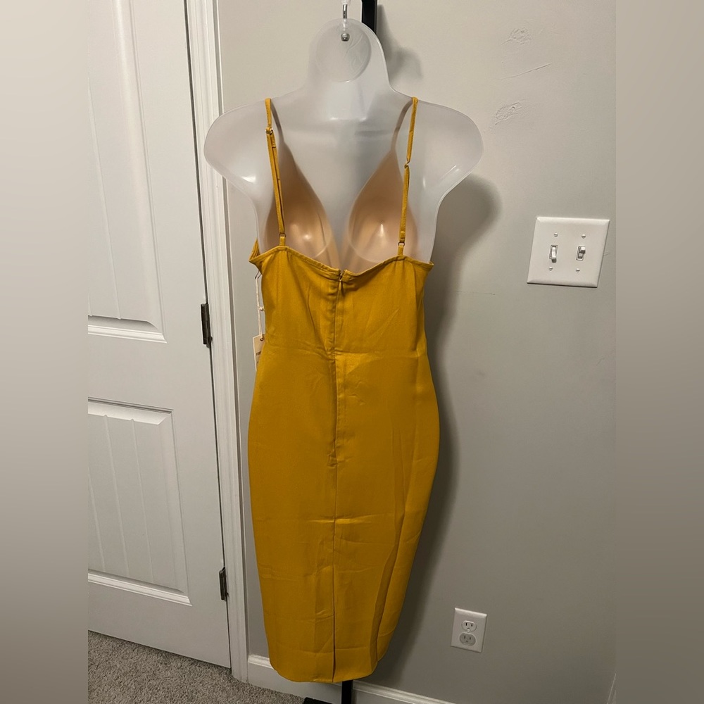Mustard Midi Dress - Picture 2 of 2